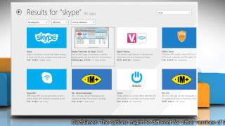 How to install Skype® on Windows® 81 [upl. by Atteuqahc]