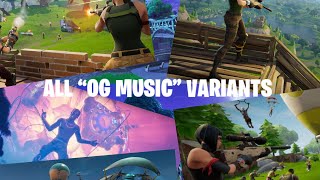 Fortnite  All “OG Music” Variants Update [upl. by Nishom]