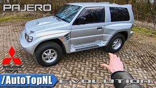 Mitsubishi Pajero Evolution REVIEW POV Test Drive by AutoTopNL [upl. by Heiney]