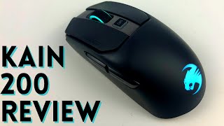 ROCCAT Kain 200 Aimo Review  RGB  Best Wireless Gaming Mouse [upl. by Rofotsirk169]