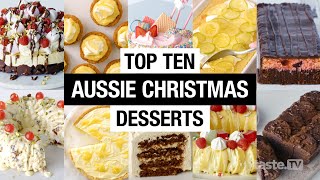 Top 10 Australian Christmas desserts  tastecomau [upl. by Ahtnama]