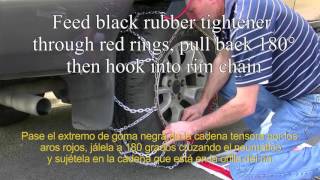 NUEVO Laclede Chain Manufacturing Alpine Tire Chain Instalación [upl. by Scrogan]