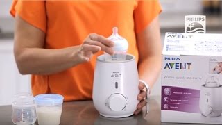 How does the AVENT bottle and food Warmer work  Philips  SCF255 [upl. by Llehsim947]