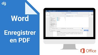 Comment enregistrer un document Word en PDF [upl. by Wardlaw]