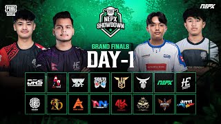 PUBG Mobile NEPX Showdown  Grand Finals Day 1 [upl. by Towrey239]