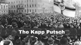 13th March 1920 Start of the Kapp Putsch in Berlin [upl. by Aenert80]