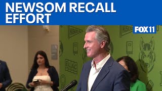 Efforts grow to recall Newsom [upl. by Euqina]