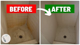 Use THIS to Remove SOAP SCUM and MOLD from Shower  NO Chemicals [upl. by Teemus]