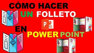 ✅CÓMO HACER UN FOLLETO EN POWER POINT [upl. by Daraj]