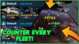 SWGOH FLEET COUNTERS COUNTER EVERY FLEET II November 2023 [upl. by Earej]