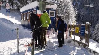 Mit der KarwendelBergbahn im Winter auf den Zwölferkopf [upl. by Arima]