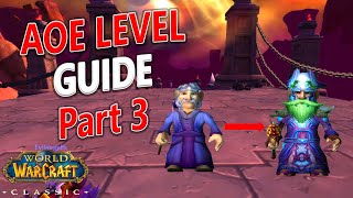 WoW Classic  How to AOE Level a Mage FAST Alliance 2232 [upl. by Alethea]