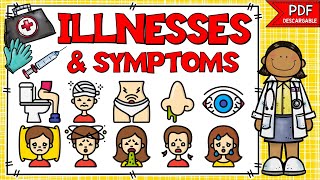 ENFERMEDADES Y SÍNTOMAS EN INGLÉS  PARTE 2  VOCABULARY ILLNESSES AND SYMPTOMS [upl. by Ariahs]