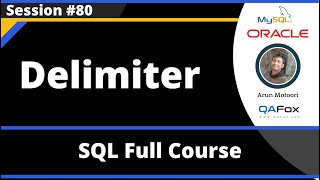 SQL  Part 80  Delimiter [upl. by Llehcnom739]