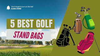 Best Golf Stand Bags for Comfort and Durability in 2025 [upl. by Kciderf]