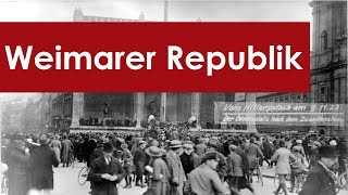 Weimarer Republik Zusammenfassung [upl. by Irbua]