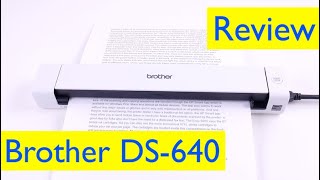 Brother DS640 Compact Mobile Scanner Review and How to Use [upl. by Doralyn]