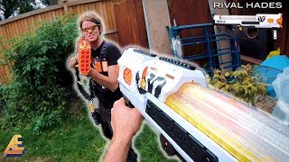 NERF WAR  TACTICAL GEAR FIRST PERSON SHOOTER Aaron Vs Drac [upl. by Sibilla]