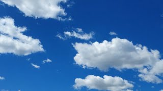 blue sky Effect background video beautiful Clouds Moving Time lapse footage HD Piano music [upl. by Yorke]