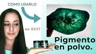 Cómo usar pigmento metálico para resina TRUCO para efecto sencillo Posavasos de colores [upl. by Aysab]