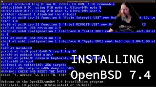 Installing OpenBSD 74 Part 1 [upl. by Isabella371]