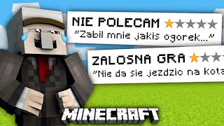 Czytam NAJGORSZE OPINIE o MINECRAFT za mocne XD [upl. by Mellar805]