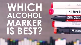 WHICH ALCOHOL MARKER IS BEST  Testing 10 Brands of Markers [upl. by Nodnerb]