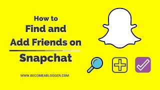 How to Find and Add Friends on Snapchat [upl. by Antonina]