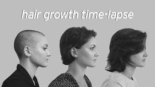 Hair Growth Timelapse  1 Year [upl. by Whitelaw348]