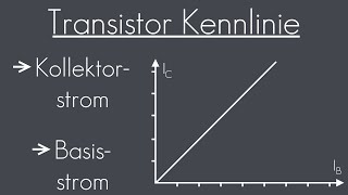 Transistor Kennlinie Teil3  Kollektorstrom Basisstrom  Transistor [upl. by Ardnuat]