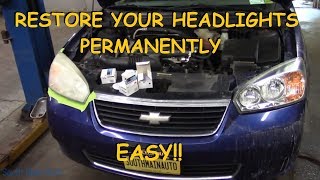 How To Super Clean Your Headlights  PERMANENTLY [upl. by Jeritah568]