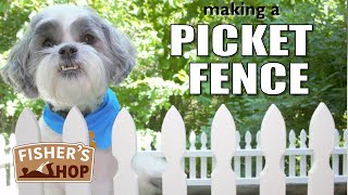 Woodworking Making a Picket Fence [upl. by Tteve]