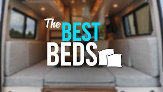 5 AWESOME VAN BEDS 🛏 For Comfy Van Conversions  How to Build a Camper Bedroom 🚐 [upl. by Aubigny]