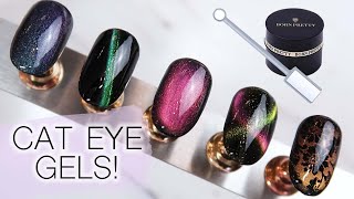 How To Use Cat Eye Gel Polish  Cat Eye Gel Tutorial  Magnetic Nail Art Tutorial [upl. by Jess863]