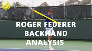 Roger Federer Backhand Analysis [upl. by Haidebez]