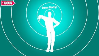 Fortnite LUNAR PARTY Dance 1 Hour Version Chapter 4 ICON SERIES Emote [upl. by Eitsirhc199]