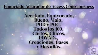 2025 NUEVO Enunciado Aclarador de Access Consciousness [upl. by Biancha]