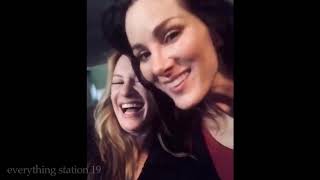 Danielle Savre amp Stefania Spampinato being adorable for 13 minutes not straight [upl. by Ewnihc]