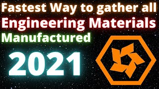 Quickest Way To Gather All Engineering Materials Ep 1  Manufactured 2021 Elite Dangerous [upl. by Klecka]