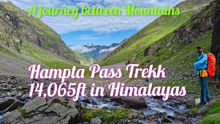 Hampta Pass Trek l Journey through Himalayas [upl. by Nanni]