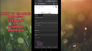 How to Enable Inspect Element on Chrome Browser on Android devices [upl. by Latsyrk998]