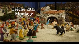 Crèche 2015 réalisation de celle ci Brignoles France coutume provençale LC VIDEO [upl. by Eskill]