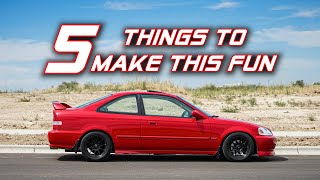 5 Things to Make Your Underpowered Honda More Fun to Drive [upl. by Yentroc158]