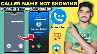 How to Fix Truecaller Not Showing Name During Call amp Details  True Caller Name Not Displayed [upl. by Atekehs952]