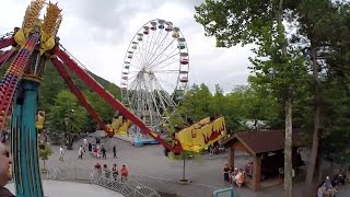 Downdraft Totally Awesome Amusement Park Ride POV Knoebels Pennsylvania [upl. by Wade]