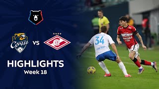 Highlights FC Sochi vs Spartak 10  RPL 202021 [upl. by Normie]