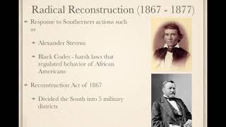 APUSH Review Reconstruction Updated [upl. by Zilada507]