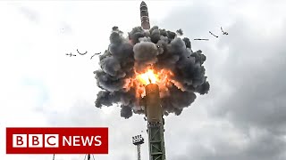 Whats the risk of nuclear war from the RussiaUkraine conflict  BBC News [upl. by Aivato]