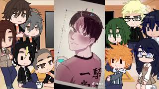 Past Haikyuu Reacts  check desc for info  Ships [upl. by Ydnes]