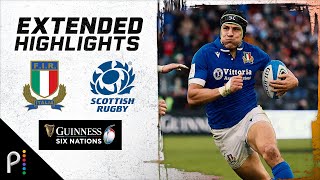 2024 Six Nations Italy v Scotland  EXTENDED HIGHLIGHTS  392024  NBC Sports [upl. by Wildee933]